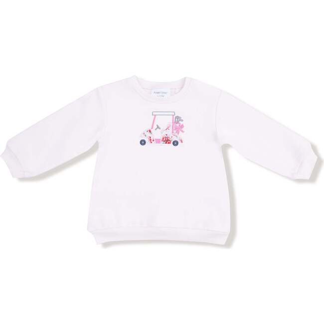 Puffy Oversized Sweatshirt, Golf Pink