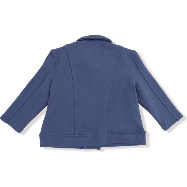 Motorcycle Varsity Jacket, Vintage Indigo - Jackets - 2