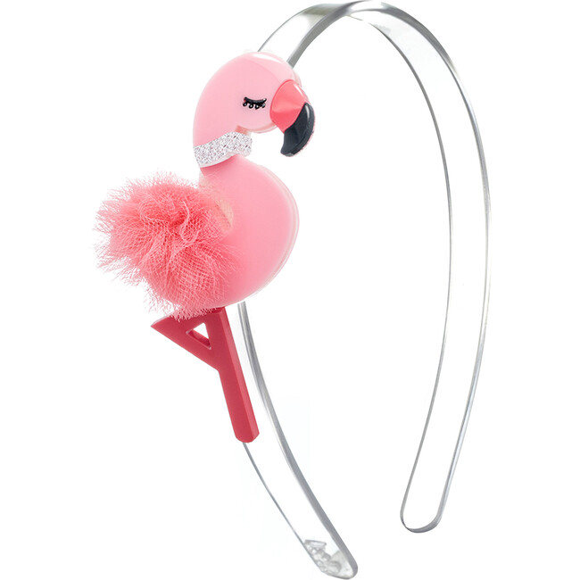 Flamingo Headband, Pink - Headbands - 1