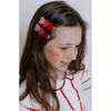 Hearts Glitter Pearlized Alligator Hair Clips, Pink & Red (Set Of 2) - Hair Accessories - 2 - thumbnail