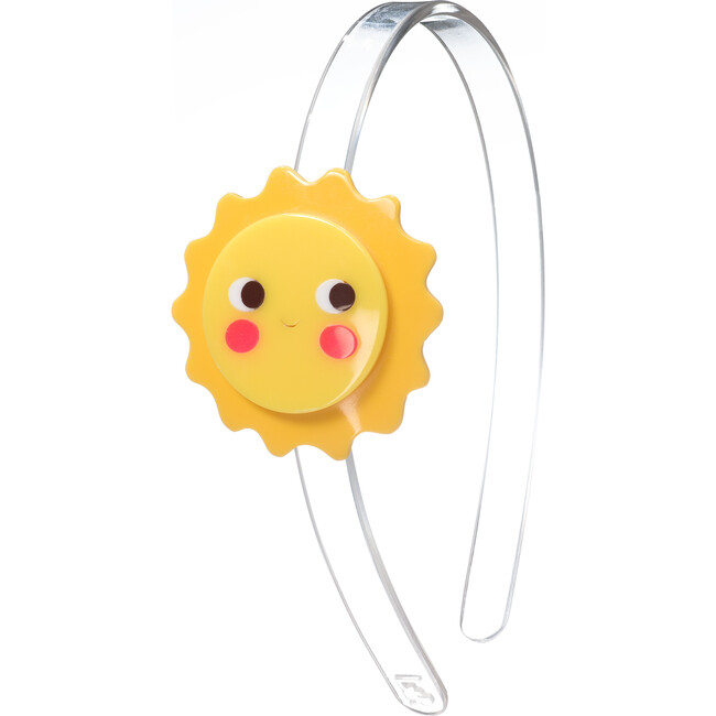 Sun Yellow Smiley Headband