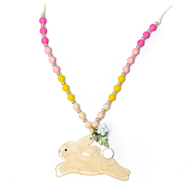 Hop Bunny Pearlized Necklace - Necklaces - 1