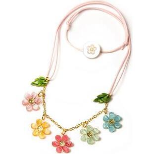 Colorful Flowers Necklace