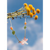 Dragonfly Necklace, Pink Satin - Necklaces - 2