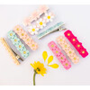Fresh Flowers Clips, Pink - Hair Accessories - 3 - thumbnail
