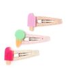 Frozen Treats Fabric Covered Snap Clips - Hair Accessories - 1 - thumbnail
