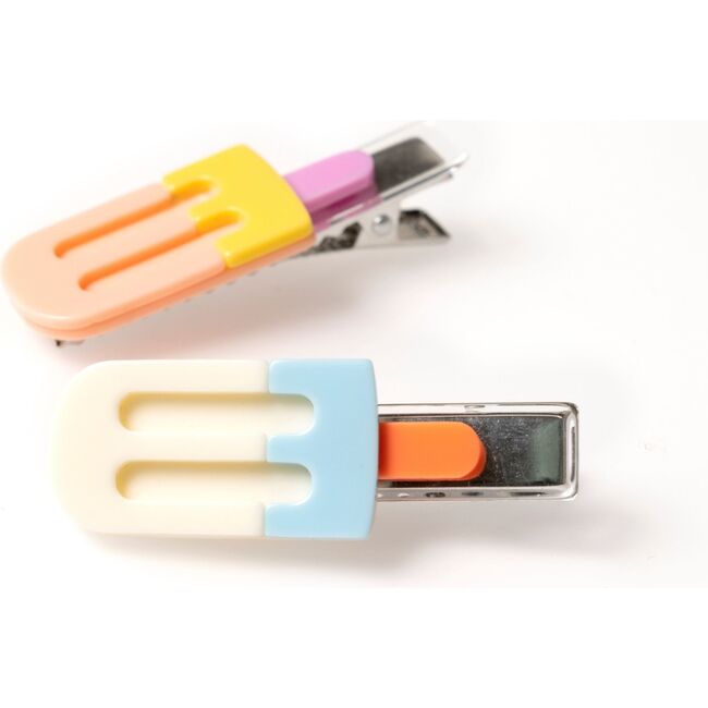 Colorful Popsicle Alligator Clips - Hair Accessories - 1