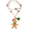 Happy Gingerbread Cookie Necklace - Necklaces - 1 - thumbnail