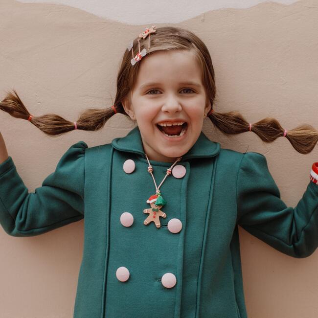 Happy Gingerbread Cookie Necklace - Necklaces - 3