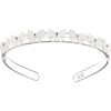 Bows Mini Satin White Headband - Headbands - 1 - thumbnail