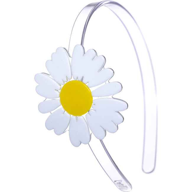 Big White Daisy Headband