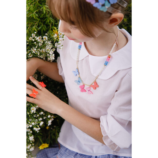 Butterflies Spring Colors Necklace - Necklaces - 2