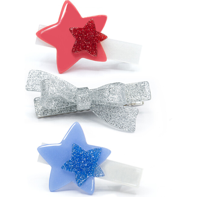 Stars Hair Clips Set of 3