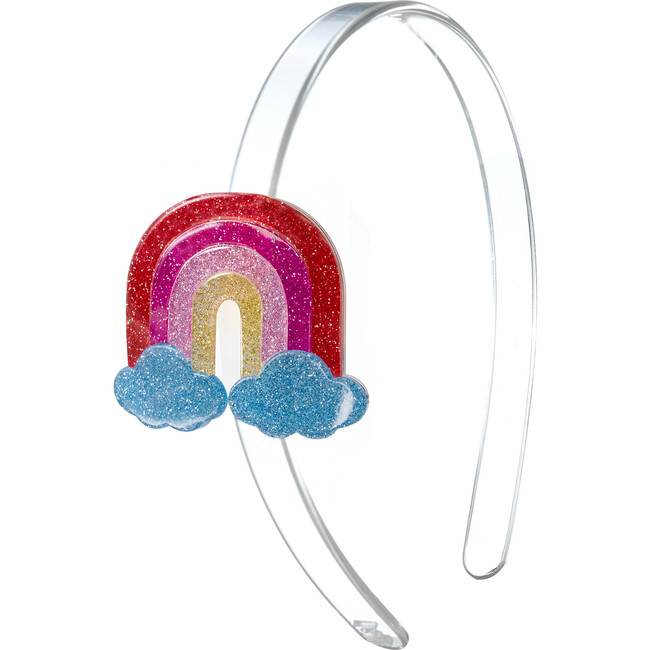 Rainbow Glitter Headband