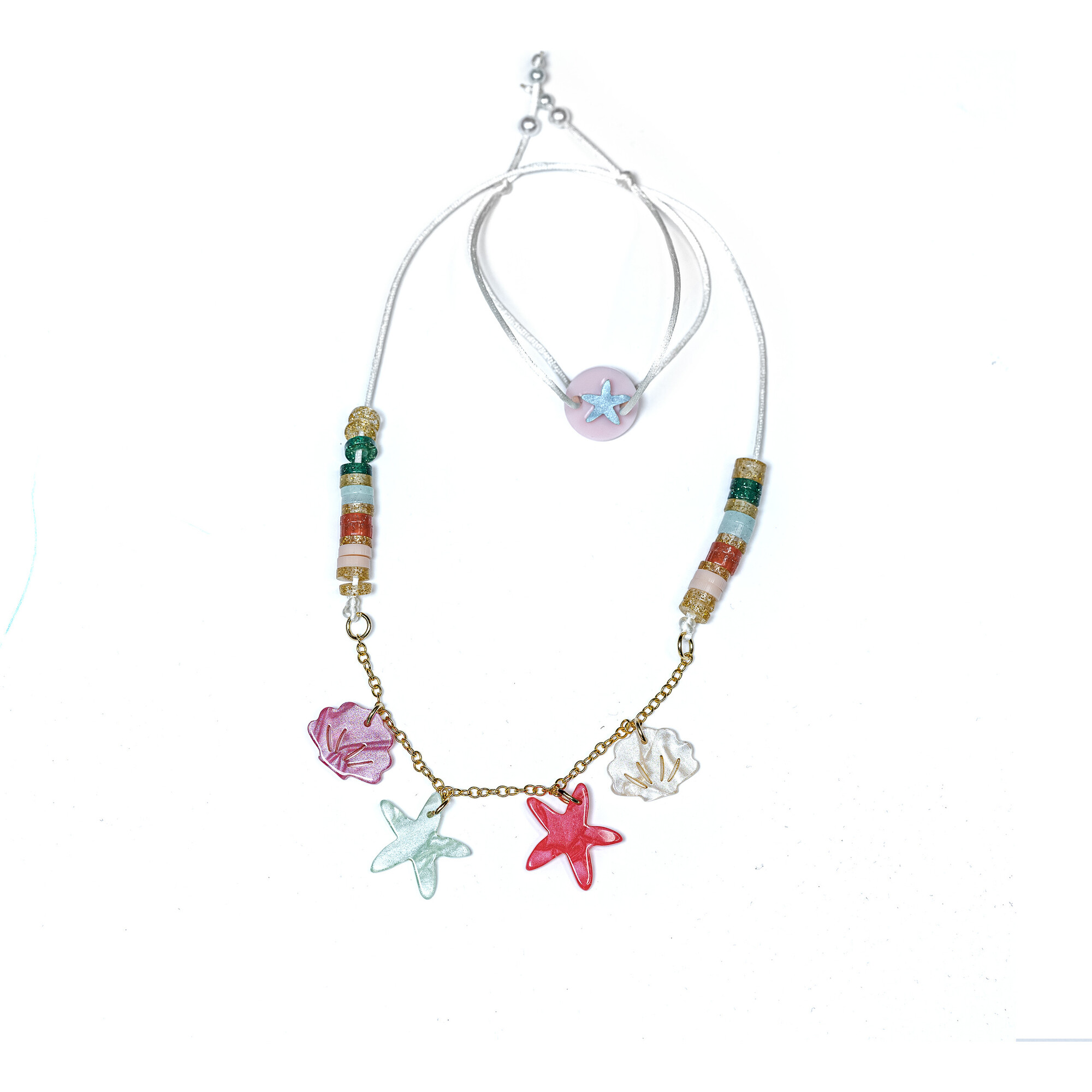 Seashells Pearlized Necklace - Necklaces - 1