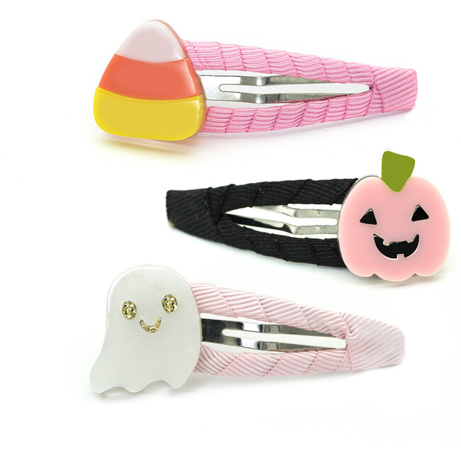 Ghost Pumpkin & Candy Corn Snap Clips