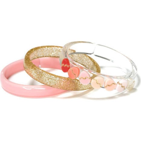 Easter Eggs Satin Bangles, Multicolors