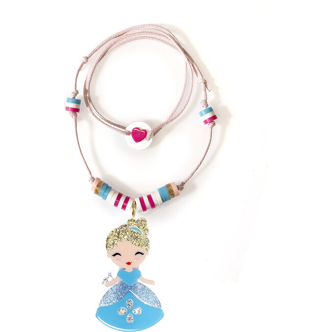 Cute Doll Blue Dress Necklace - Necklaces - 1