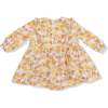 Ruffle Long Sleeve Bubble with Skirt, Sweet Amber Floral - Dresses - 2