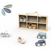 Car Display case w/ 6 vehicles - Developmental Toys - 4