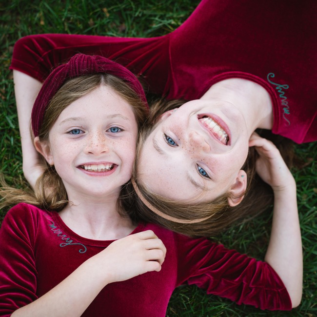 Holiday Twirly Dress, Burgundy Velvet - Dresses - 5
