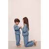Kid's French Terry Sweatshirt and Jogger Set, FADED DENIM - Mixed Apparel Set - 2