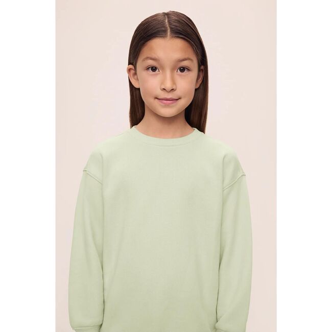 Kid's French Terry Sweatshirt and Jogger Set, MATCHA - Mixed Apparel Set - 4