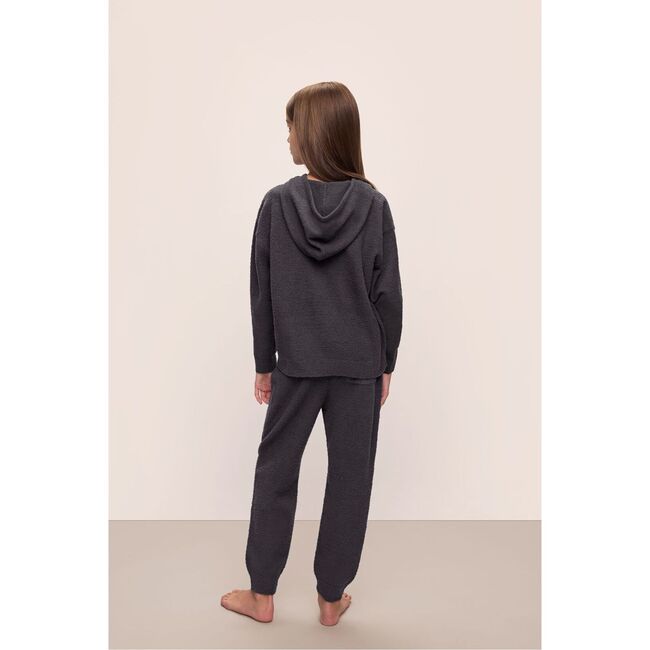 Kid's Recycled Boucle Hoodie & Jogger Set, GRAPHITE - Mixed Apparel Set - 2