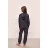 Kid's Recycled Boucle Hoodie & Jogger Set, GRAPHITE - Mixed Apparel Set - 2