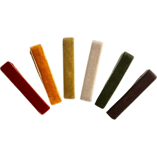 Velvet Bar Clips Bundle Set, Nature's Hike