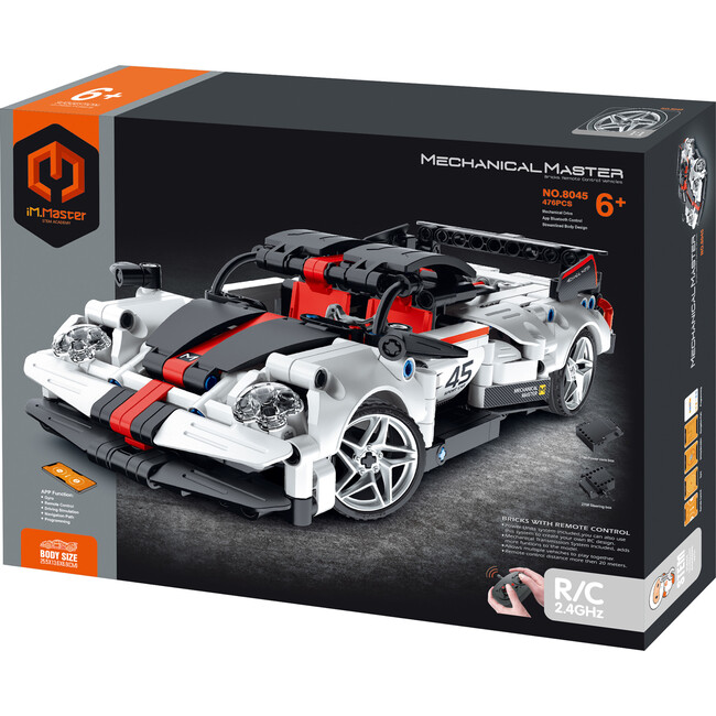 iM.Master STEM Academy: Mechanical Master - R/C Super Car: White/Red/Black 476pcs