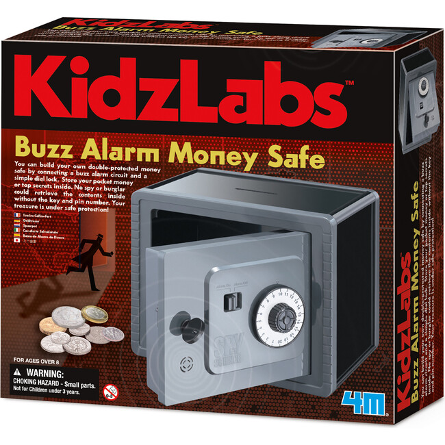 4M Spy Science Build Your Own Money Safe Kit - STEM Toys - 1