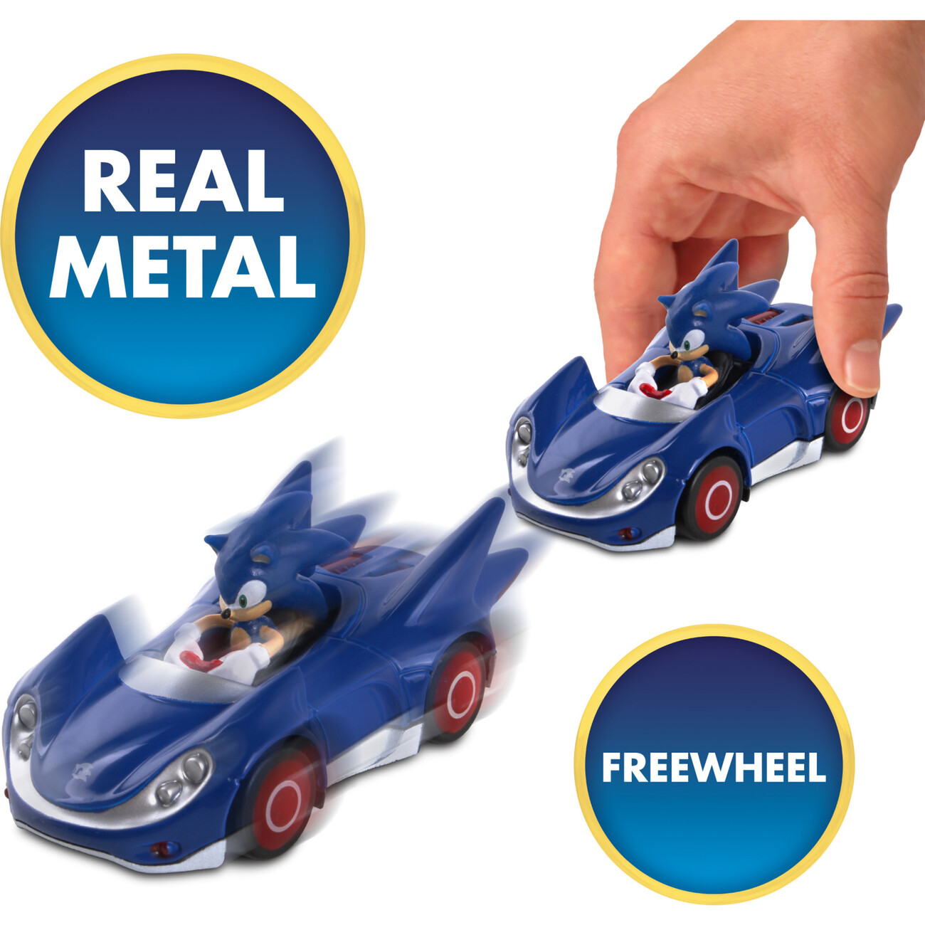 Sonic & Sega All-Stars Racing: Sonic Diecast Metal Car W