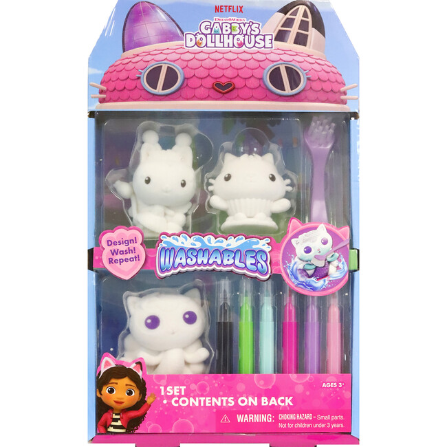 Gabby's Dollhouse Colorable & Washable Figures - Activities - 1