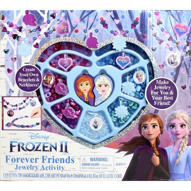 Frozen 2 Forever Friends Best Friends Jewelry Activity Craft Activity Set w/ 300 Beads - Arts & Crafts - 1