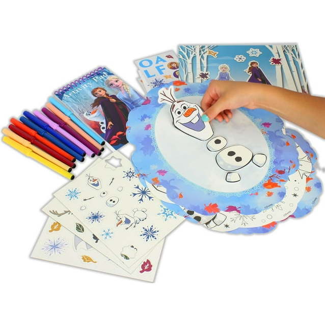 Frozen 2 Activity Tote w/ 20 Activity Pages, 4 Sticker Pages, 10 Markers - Activities - 3