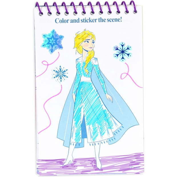 Frozen 2 Activity Tote w/ 20 Activity Pages, 4 Sticker Pages, 10 Markers - Activities - 4