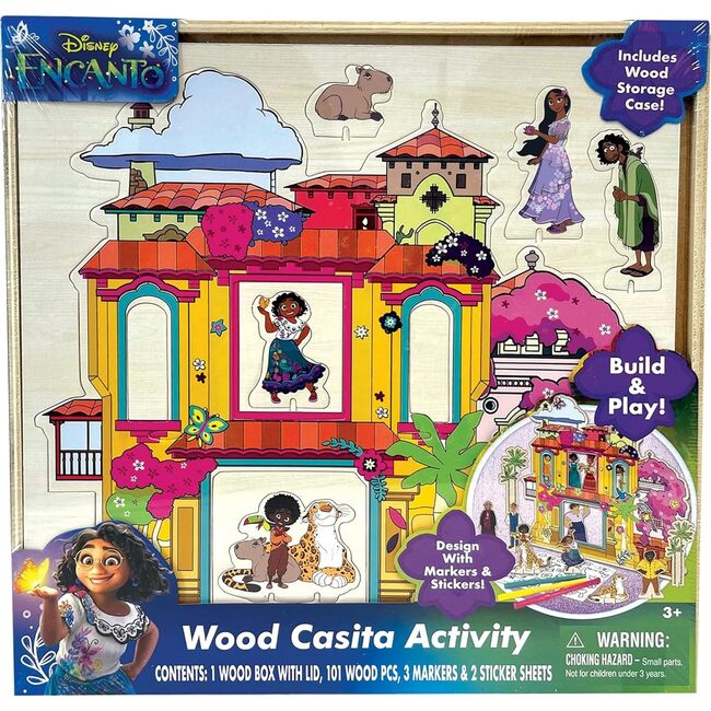 Disney's Encanto: Wood Casita Activity Set - Building & Decorating Set - Activities - 1