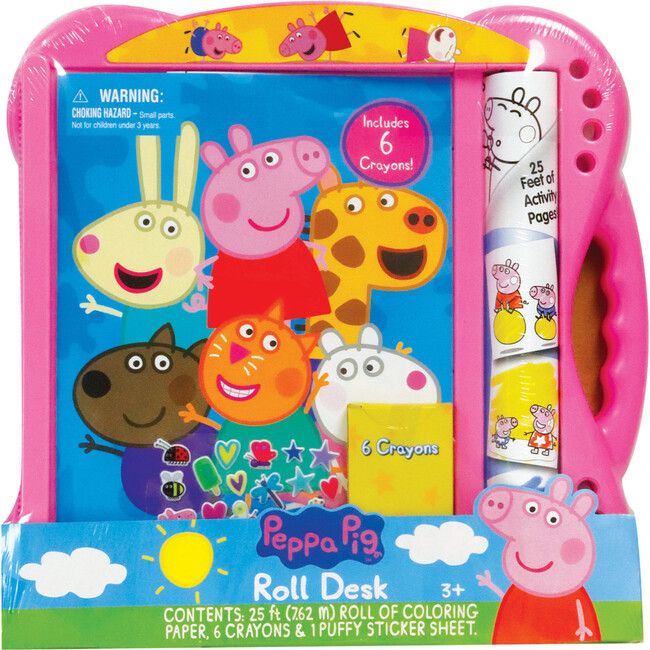 Peppa Pig: Roll Desk Activity Set - Arts & Crafts - 1