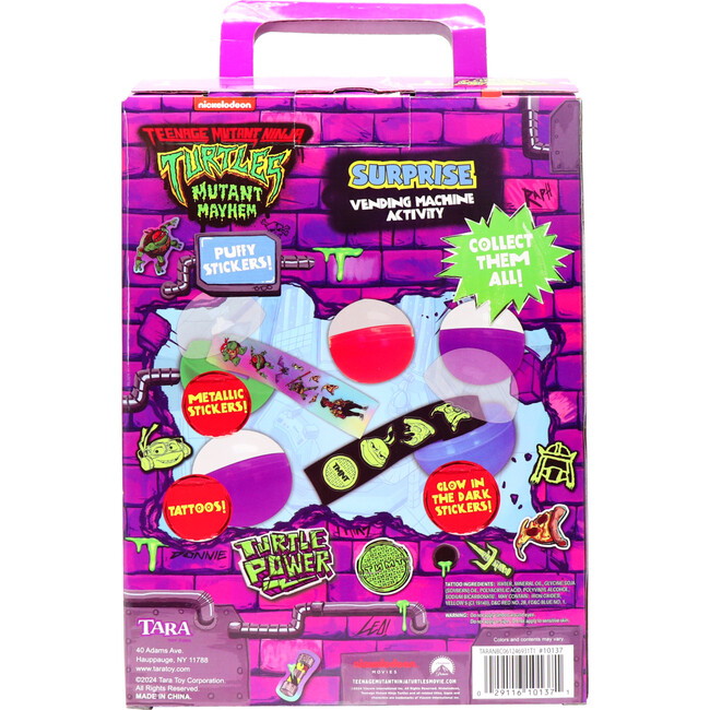 Tara Toy: Surprise Vending Machine Activity: TMNT - 12 Surprise Capsules - Games - 3
