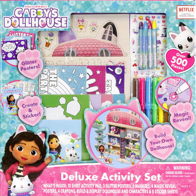 Gabby's Dollhouse Deluxe Activity Set, 500+ Pieces - Activities - 5