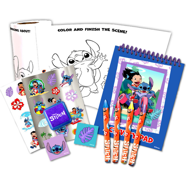Disney: Stitch My Own Creativity Set W/ Carrying Case - Arts & Crafts - 4