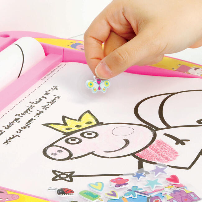 Peppa Pig: Roll Desk Activity Set - Arts & Crafts - 2