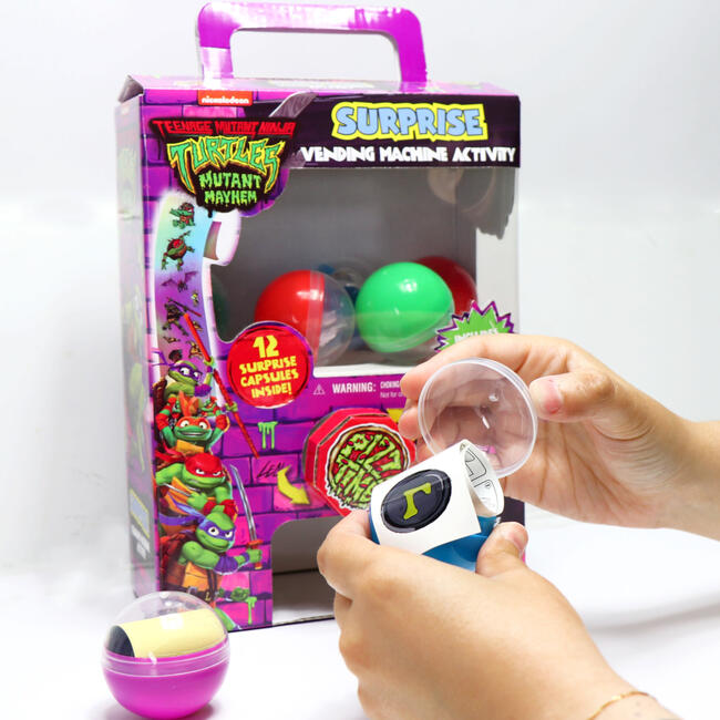Tara Toy: Surprise Vending Machine Activity: TMNT - 12 Surprise Capsules - Games - 5
