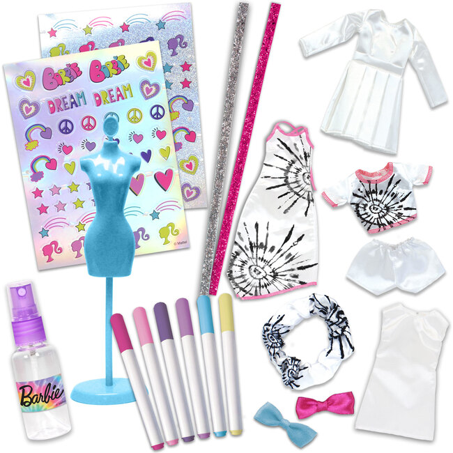 Barbie Tie-Dye Be A Real Fashion Designer Doll Clothes Designing Kit - Arts & Crafts - 3