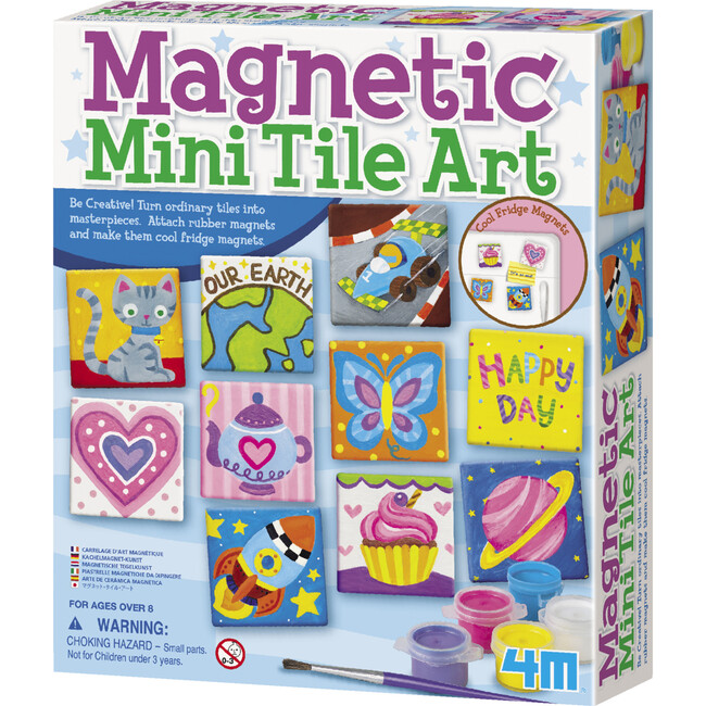 4M Magnetic Mini Tile Art, Art & Crafts DIY Kit - STEM Toys - 2
