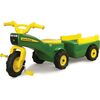 John Deere Pedal Tractor And Wagon, Kids Ride On Tractor Tricycle, Green + Yellow - Ride-Ons - 1 - thumbnail