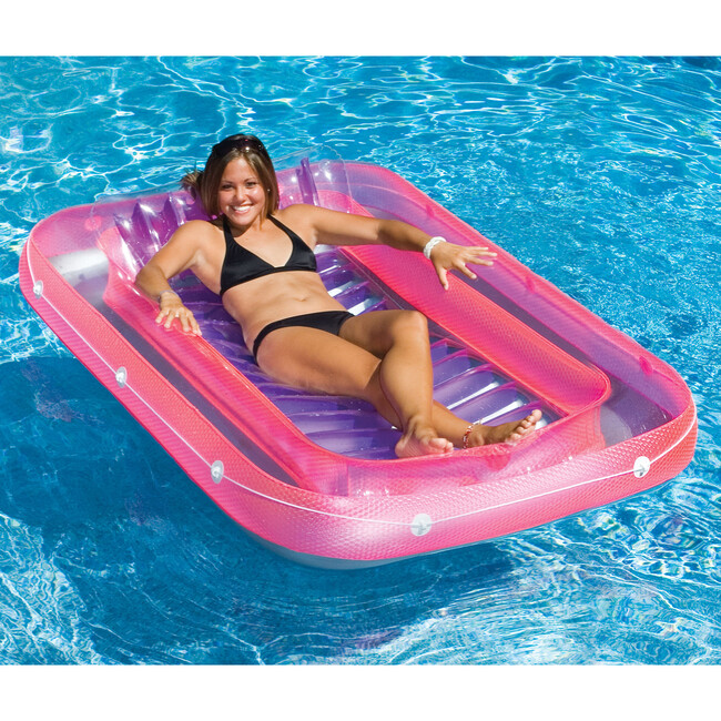 3'10" x 5'10" Inflatable Suntan Tub Lounge Float - Pool Floats - 2