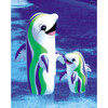 3' Inflatable Dancing Dolphin Bop Bag Float - Pool Floats - 2 - thumbnail