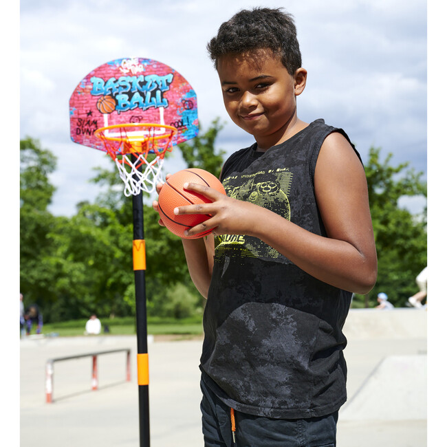 Simba Toys: Basketball Hoop Play Set - Adjustable Hoop Height Up To 63" - Developmental Toys - 2